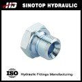 hydraulic metric male double use for 60 degree cone seat adapter or bonded seal plug